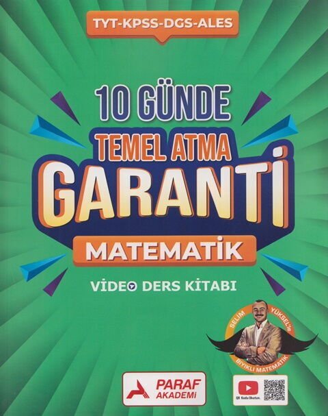 Paraf Yayınları TYT Matematik Z Takımı 10 Günde Temel Atma Garanti Video Ders Kitabı