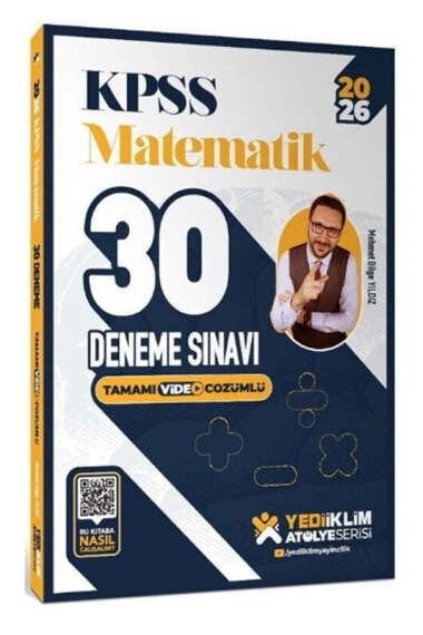 Yediiklim Yayınları 2026 KPSS Matematik Atölye Serisi 30 Deneme