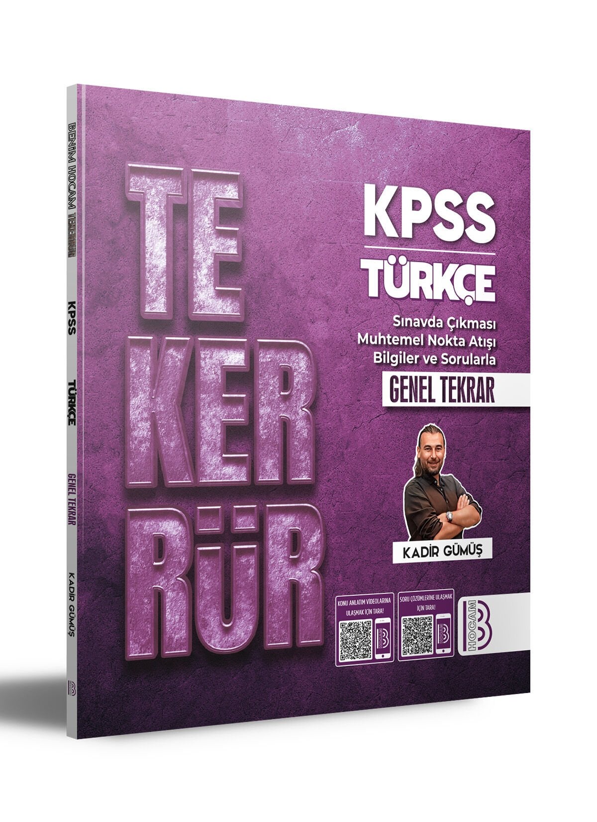 TEKERRÜR KPSS Türkçe Genel Tekrar Benim Hocam Yayınları