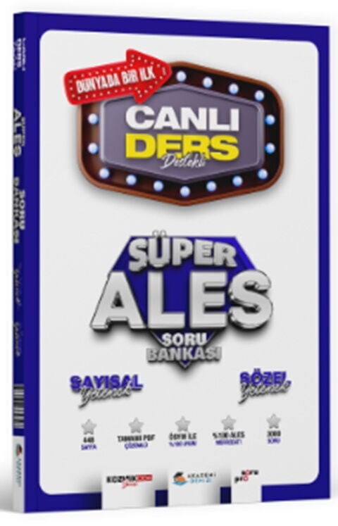 Akademi Denizi ALES Sayısal Sözel Yetenek Süper Soru Bankası