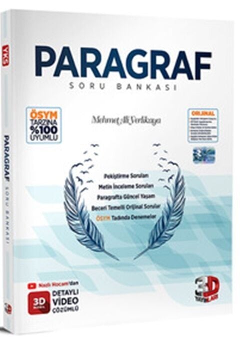 3D Yayınları Paragraf Konu Özetli Soru Bankası