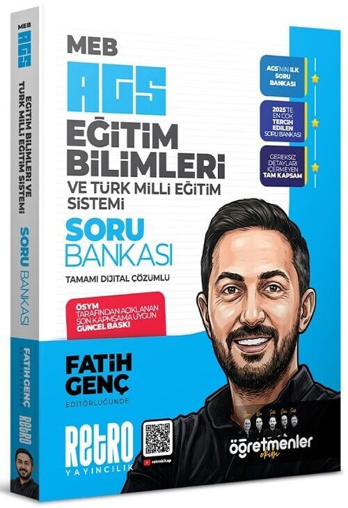 YENİ AGS - Retro 2026 MEB-AGS Eğitim Bilimleri ve Türk Milli Eğitim Sistemi Öğretmenler Ekibi Soru Bankası Çözümlü - Fatih Genç Retro Yayıncılık