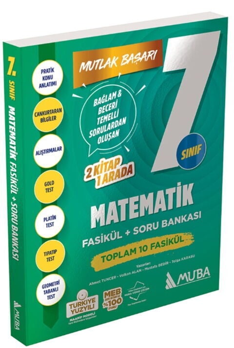 Muba Yayınları 7. Sınıf Matematik Fasikül ve Soru Bankası