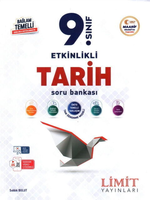 Limit Yayınları 9. Sınıf Tarih Etkinlikli Maarif Soru Bankası