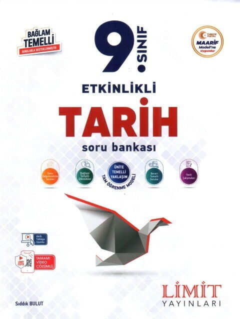 Limit Yayınları 9. Sınıf Tarih Etkinlikli Maarif Soru Bankası