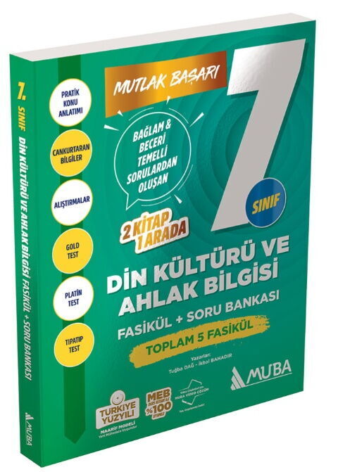 Muba Yayınları 7. Sınıf Din Kültürü ve Ahlak Bilgisi Fasikül ve Soru Bankası