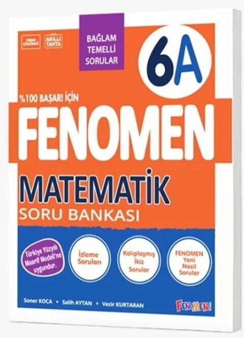 Fenomen Okul Yayınları 6. Sınıf Matematik A Fenomen Soru Bankası