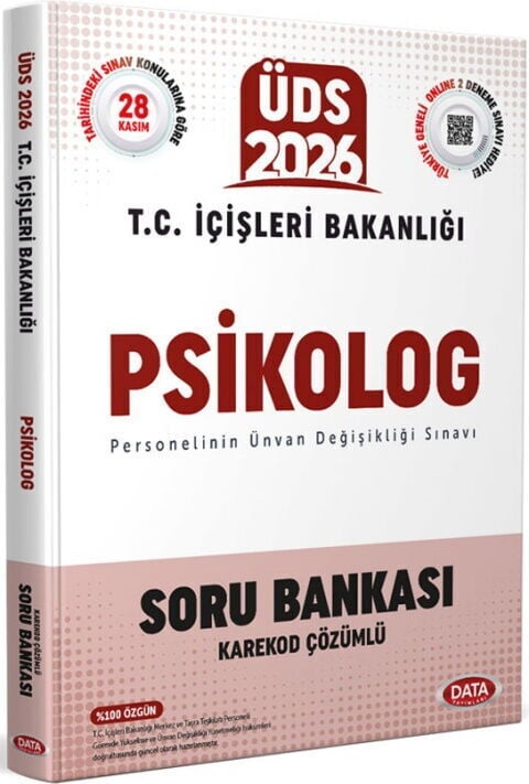 Data Yayınları 2026 ÜDS T.C. İçişleri Bakanlığı Psikolog Soru Bankası