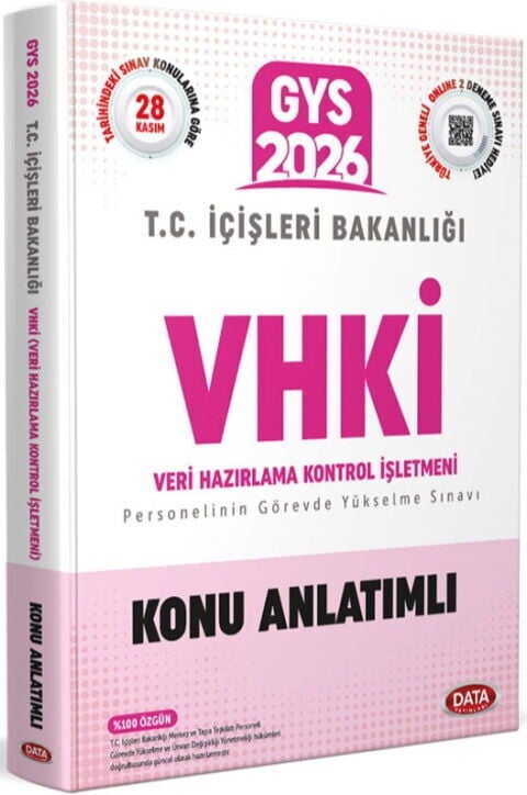 Data Yayınları 2026 GYS T.C. İçişleri Bakanlığı VHKİ Konu Anlatımlı