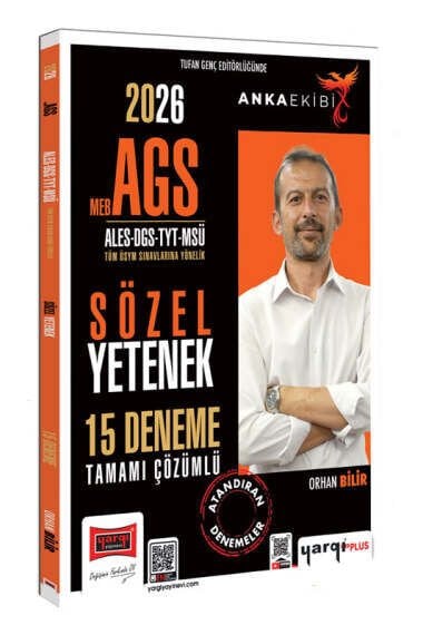 Yargı Yayınları 2026 MEB-AGS ALES DGS TYT MSÜ Anka Ekibi Sözel Yetenek Tamamı Çözümlü 15 Deneme