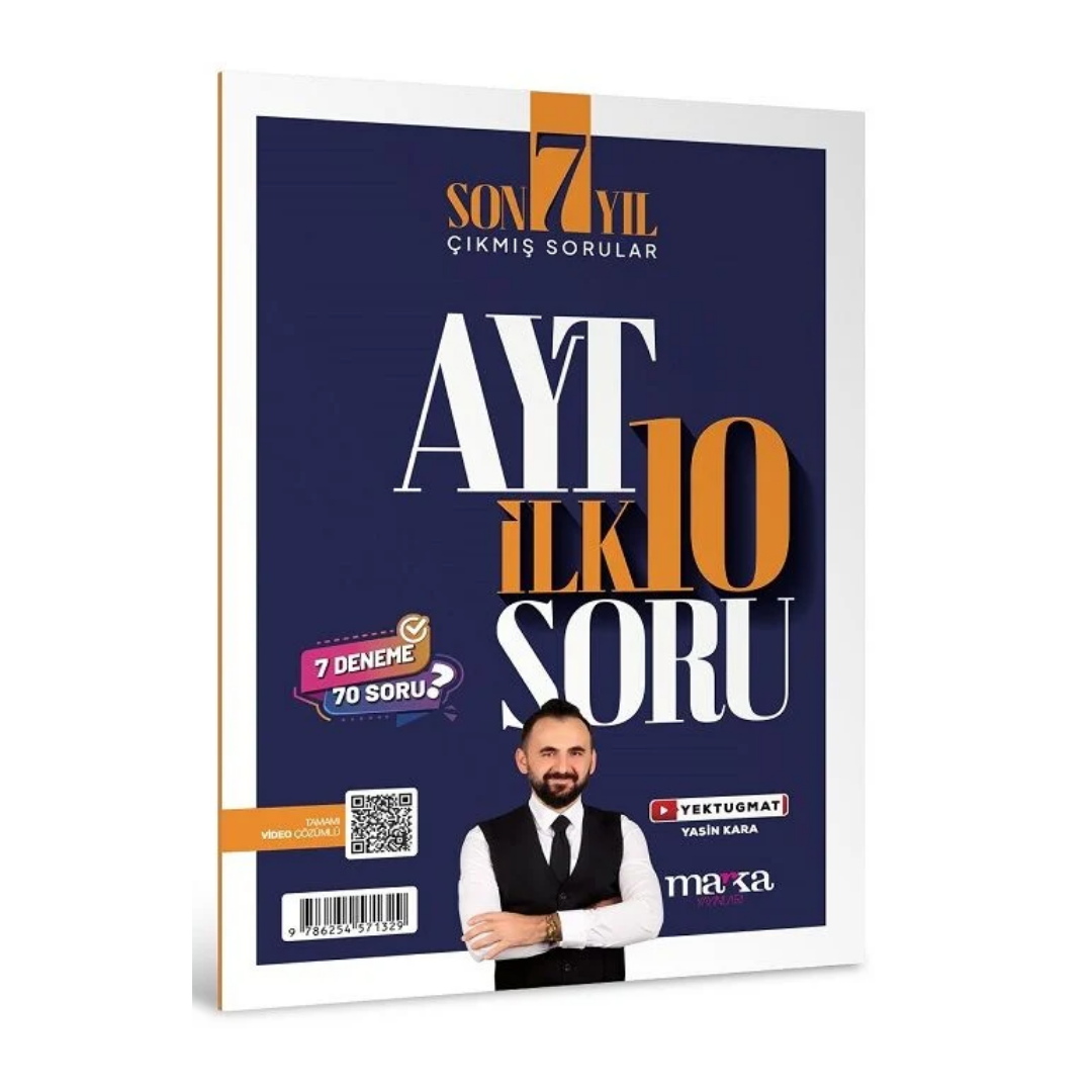 Marka Yayınları AYT Yektug Hoca Matematik İlk 10 Soru Son 7 Yıl Çıkmış Sorular