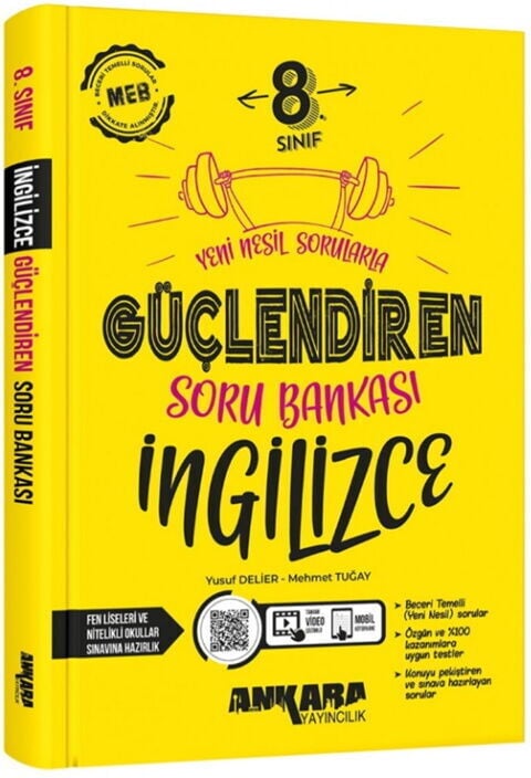 Ankara Yayıncılık 8. Sınıf İngilizce Güçlendiren Soru Bankası