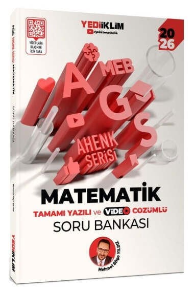 Yediiklim Yayınları 2026 MEB AGS Ahenk Serisi Matematik Tamamı Yazılı Ve Video Çözümlü Soru Bankası