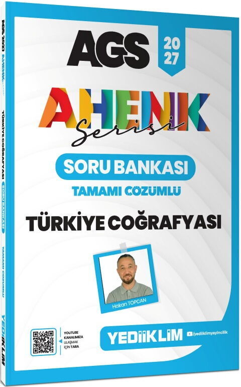 Yediiklim 2027 MEB AGS Ahenk Serisi Türkiye Coğrafyası Tamamı Çözümlü Soru Bankası