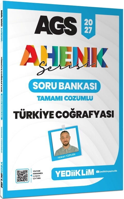 Yediiklim 2027 MEB AGS Ahenk Serisi Türkiye Coğrafyası Tamamı Çözümlü Soru Bankası