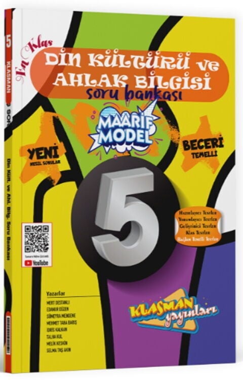 Klasman Yayınları 5. Sınıf Din Kültürü ve Ahlak Bilgisi Soru Bankası