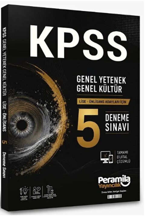 Peramila KPSS Lise Ön Lisans 5 Deneme