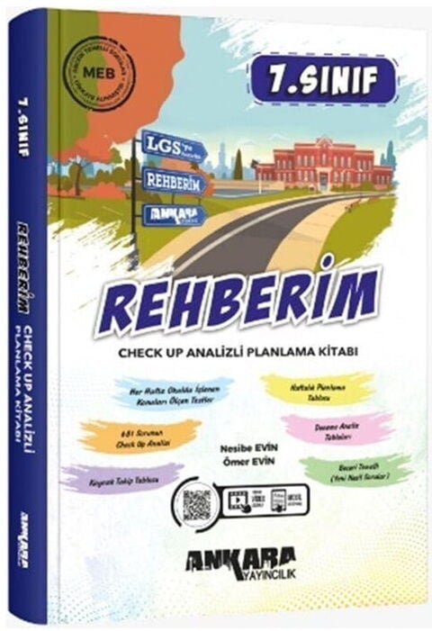 Ankara Yayıncılık 7. Sınıf LGS Rehberim Check Up Analizli Planlama Kitabı