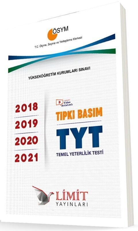 Limit Yayınları TYT Tıpkı Basım Çıkmış Sorular