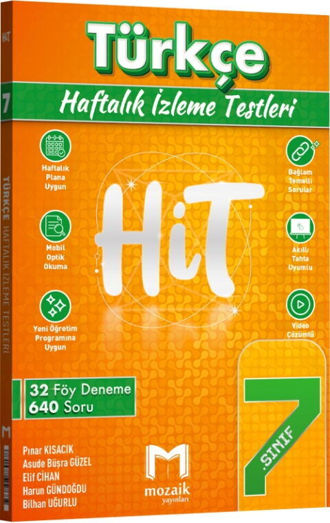 【たかぼー】7月29日テキスト出品 Mozaik Yayınları 7. Sınıf Türkçe HİT 32 Deneme