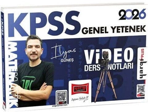 Yargı Yayınları 2026 KPSS Matematik İlyas Güneşle Video Ders Notları