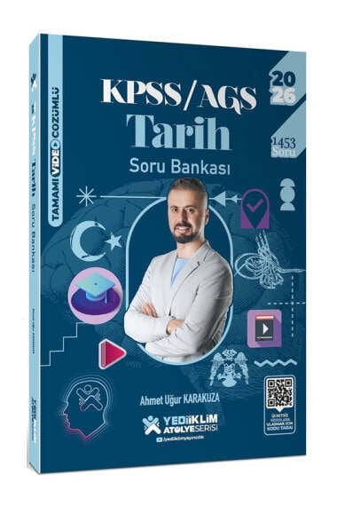 Yediiklim Yayınları 2026 KPSS AGS Genel Kültür Atölye Serisi Tarih Soru Bankası