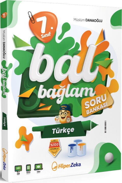 Hiper Zeka Yayınları 7. Sınıf Türkçe Bal Bağlam Soru Bankası