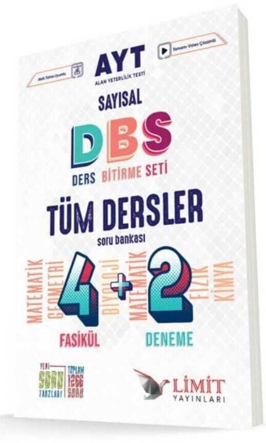 Limit Yayınları AYT Sayısal Ders Bitirme Seti Tüm Dersler Soru Bankası