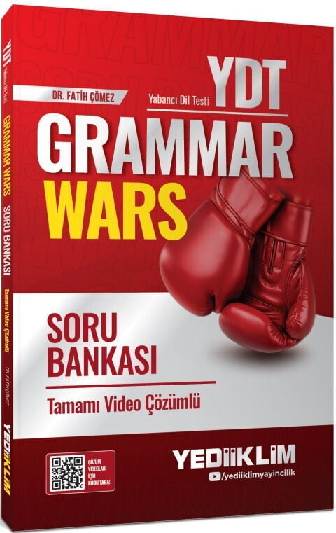 Yediiklim Yayınları YDT Grammar Wars Tamamı Video Çözümlü Soru Bankası