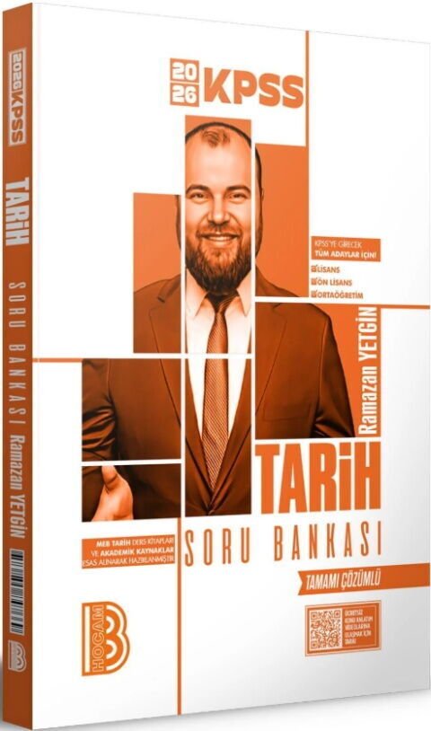 Benim Hocam 2026 KPSS Tarih Tamamı Çözümlü Soru Bankası