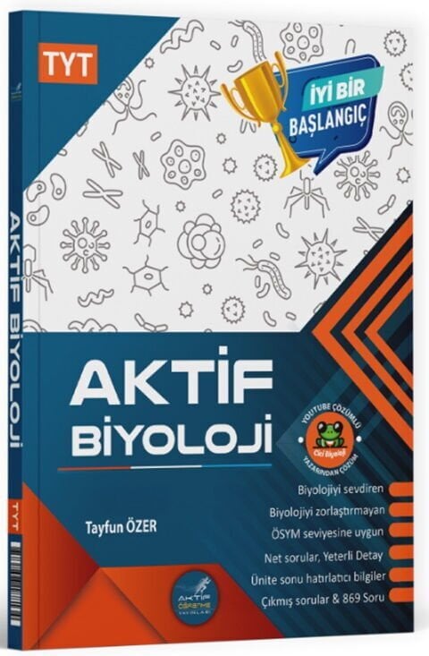Aktif Öğrenme Yayınları TYT Aktif Biyoloji 0 dan Başlayanlara