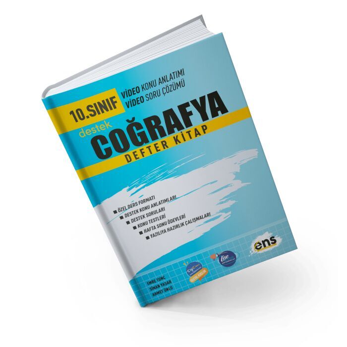 ENS Yayıncılık 10. Sınıf Coğrafya Defter Kitap