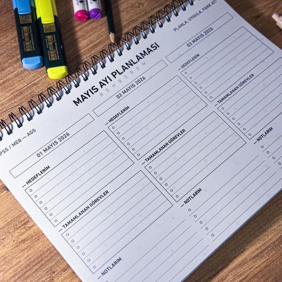 KPSS Planlayıcı Defter