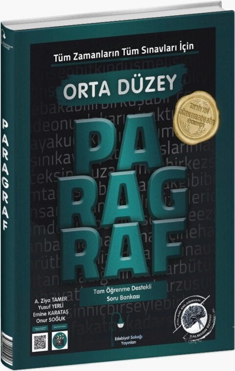 Edebiyat Sokağı Tüm Zamanların Tüm Sınavları İçin Orta Düzey Paragraf Soru Bankası