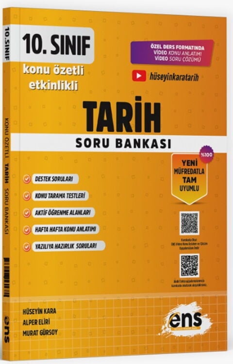 ENS Yayıncılık 10. Sınıf Tarih Etkinlikli Soru Bankası