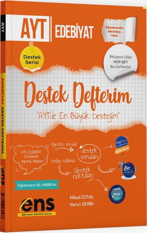 ENS Yayıncılık AYT Türk Dili ve Edebiyatı Destek Defterim