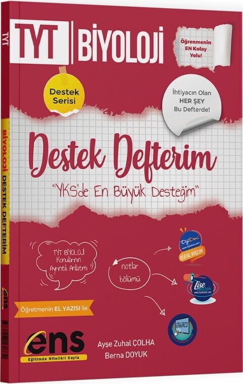 ENS Yayıncılık TYT Biyoloji Destek Defterim