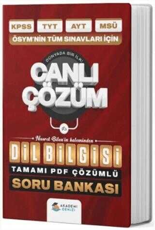 Akademi Denizi Yayıncılık TYT AYT ALES KPSS DGS Dil Bilgisi Soru Bankası