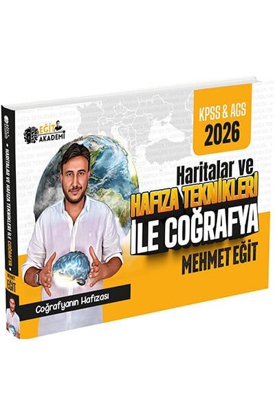 2026 MEB AGS KPSS Mehmet Eğit Haritalar ve Hafıza Teknikleriyle Coğrafya Eğit Akademi