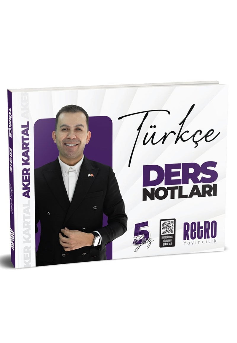 2026 Model TYT KPSS Aker Kartal Türkçe Ders Notları Retro Yayıncılık