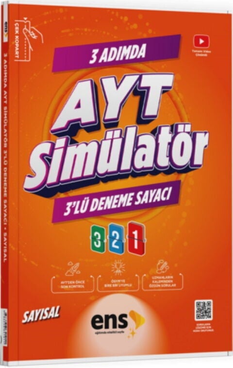 ENS Yayıncılık AYT Simülatör Sayısal 3 lü Deneme Sayacı