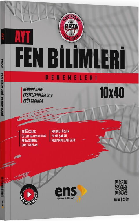 ENS Yayınları AYT Fen Bilimleri 10 x 40 Denemeleri