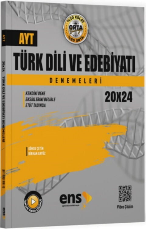 ENS Yayınları AYT Türk Dili ve Edebiyatı 20 x 24 Denemeleri