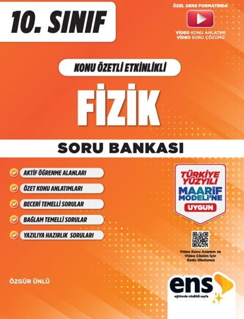 ENS Yayıncılık 10. Sınıf Fizik Konu Özetli Etkinlikli Soru Bankası