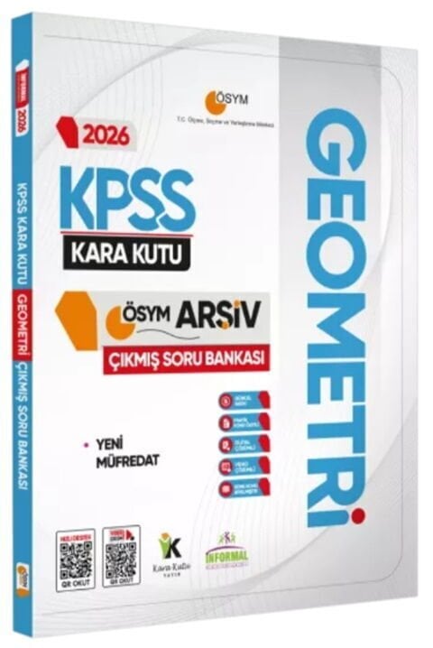 İnformal Yayınları KPSS Geometrinin Kara Kutusu ÖSYM Çıkmış Soru Havuzu Bankası