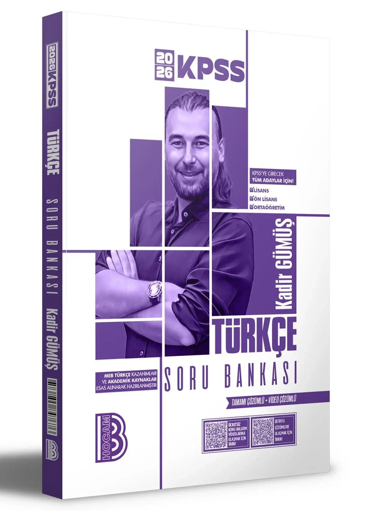 2026 KPSS Türkçe Tamamı Video Çözümlü Soru Bankası Benim Hocam Yayınları
