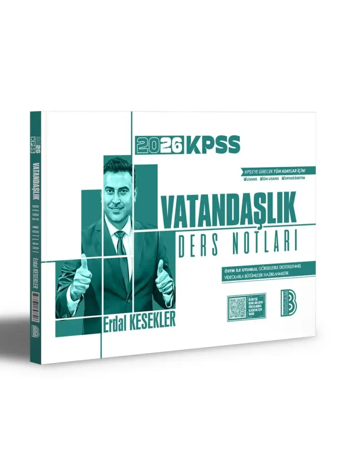 2026 KPSS Vatandaşlık Ders Notları Benim Hocam Yayınları