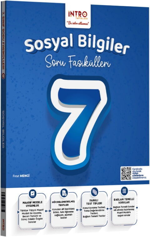 İntro Yayınları 7. Sınıf Sosyal Bilgiler Soru Fasiküleri