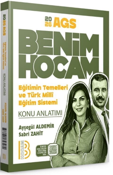 Benim Hocam Yayınları 2026 MEB AGS Eğitimin Temelleri ve Türk Milli Eğitim Sistemi Konu Anlatımlı