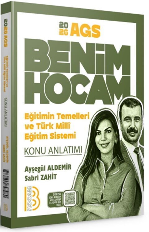 Benim Hocam Yayınları 2026 MEB AGS Eğitimin Temelleri ve Türk Milli Eğitim Sistemi Konu Anlatımlı